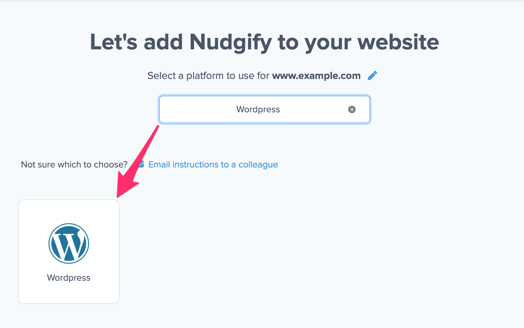 install nudgify on WordPress to create social proof