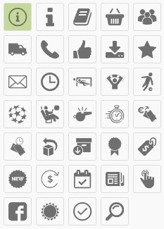 shopify icons