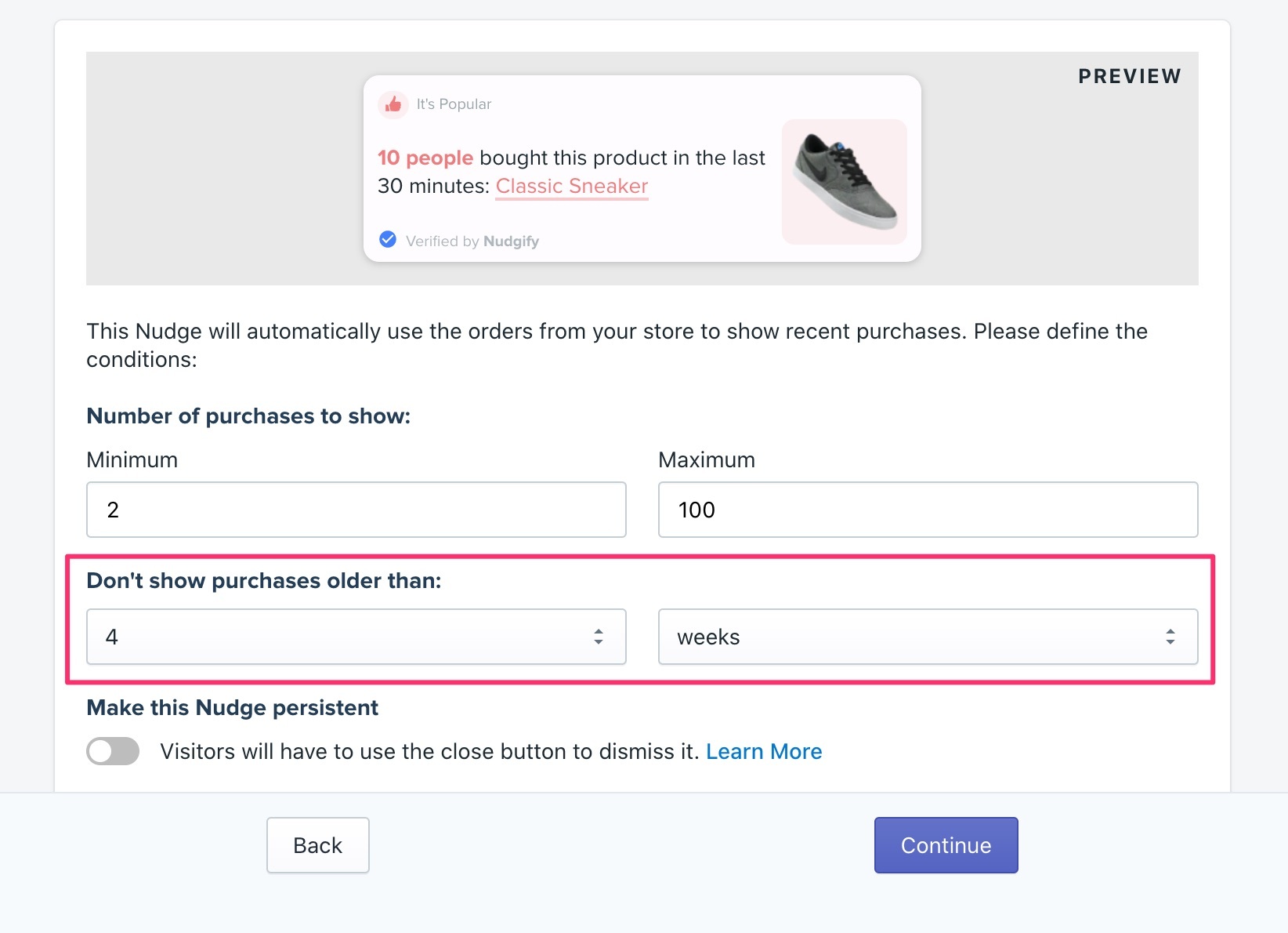 purchases social proof