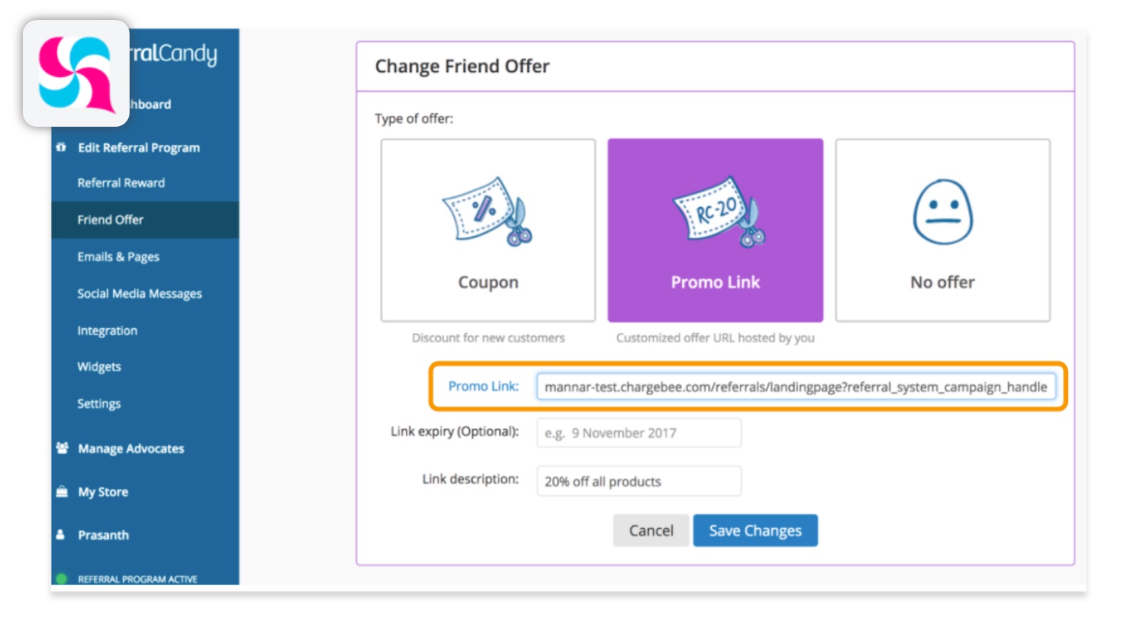 referral candy shopify plugin